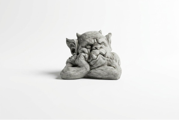 Troll 19cm rzeźba projekt rysunek statua figurki ogrodowe posągi