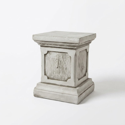 Dekoracja Kolumny Kolumny Kamienne Antyk Styl Roman Biały Decor Stojak Cokół