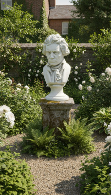Beethoven Celebrity Popiersie Rysunek Rzeźba Rzeźby Figury Posągi