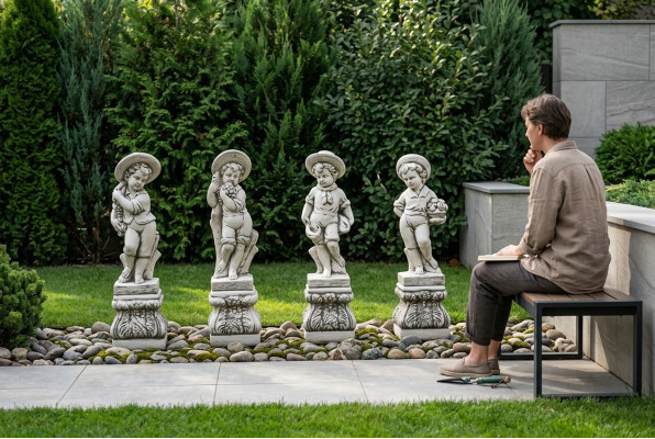Podstawa 27cm do rzeźby projektowej figurka statua figurki ogrodowe posągi