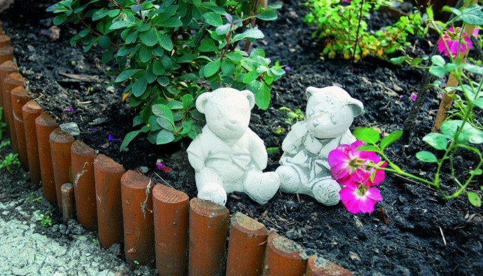 Dekoracja ogrodowa Niedźwiedź Patio Kamienne figurki Natura Rysunek Dekoracyjna statua