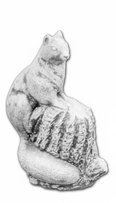 Dekoracja ogrodowa Wiewiórka Patio Kamienne figurki Dekoracyjna figura statua