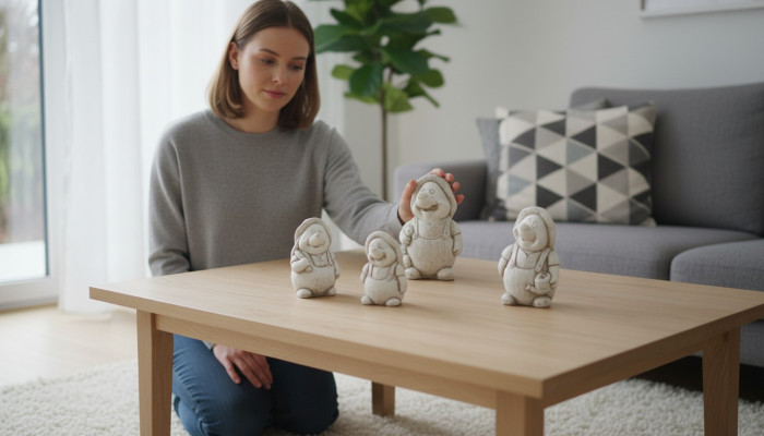 Dekoracje ogrodowe Sowa Patio Figurki z kamienia naturalnego Figurka Dekoracyjna statua