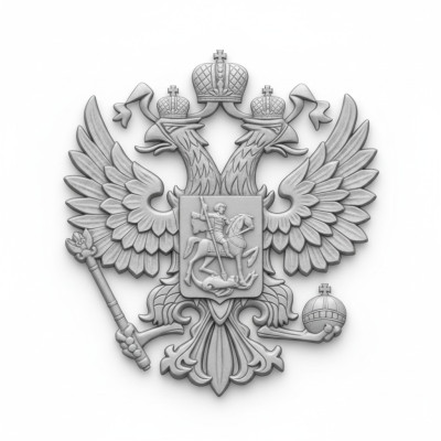 Relief Ściana Zdjęcie Zdjęcia Rosja Rosja Herb Głowa Orła Antyk