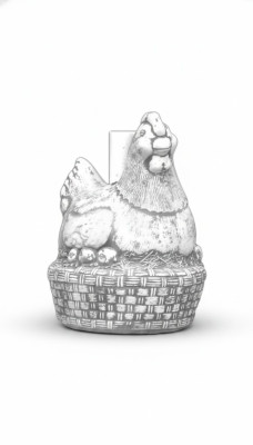 Laska Kurczak Ogród Rysunek Statua Figurki Posągi Rzeźba Dekoracja