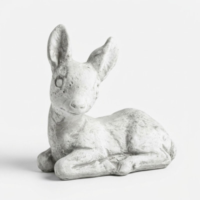 Dekoracja ogrodowa Bambi taras kamienne figurki rysunek dekoracyjny posąg