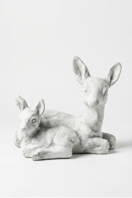 Dekoracja ogrodowa Bambi taras kamienne figurki rysunek dekoracyjny posąg