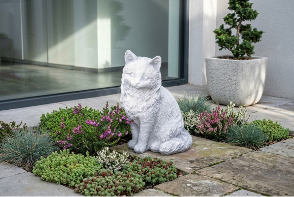 Dekoracyjna dekoracja ogrodowa Cat Patio figurki kamienna figura statua