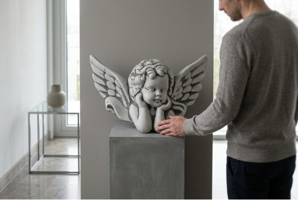 Nagrobek Dekoracja nagrobka Figura anioła Rzeźba Bóg Święty