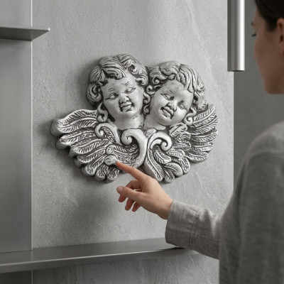 Anioł 24cm rzeźba projekt rysunek statua figurki ogrodowe posągi