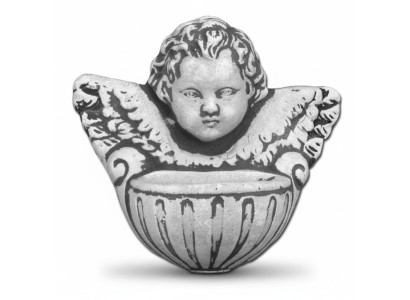 Grób Anioł Krzyż Dekoracja grobu Dekoracja grobu Kamienna statua dekoracyjna