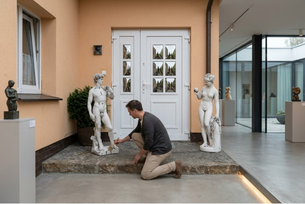 Eva 120cm rzeźba projekt rysunek statua figury ogrodowe posągi