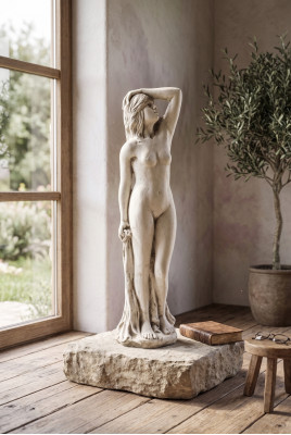 Kobieta 98cm rzeźba projekt rysunek statua figury ogrodowe posągi