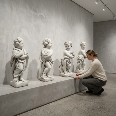 Figurka anioła Statua Figurki Posągi Rzeźby Rzeźba ogrodowa