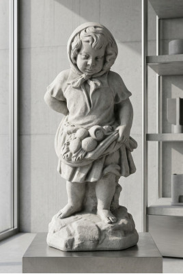 Dziewczyna 71cm Rysunek Statua Figurki Rzeźba Posągi Ogrodowe