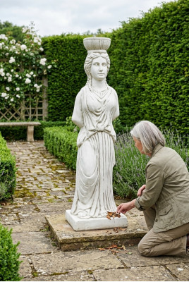 Kobieta 93cm rzeźba projekt rysunek statua figury ogrodowe posągi
