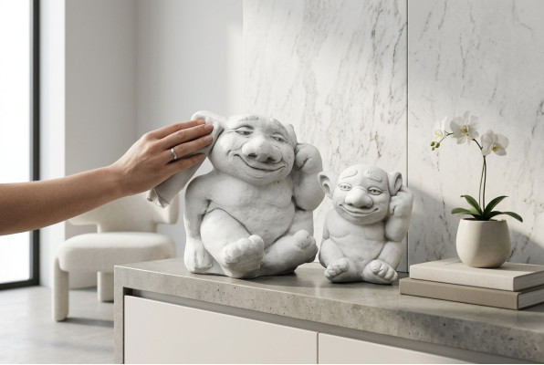 Troll 18cm rzeźba projekt rysunek statua ogrodowe figurki dekoracyjne posągi
