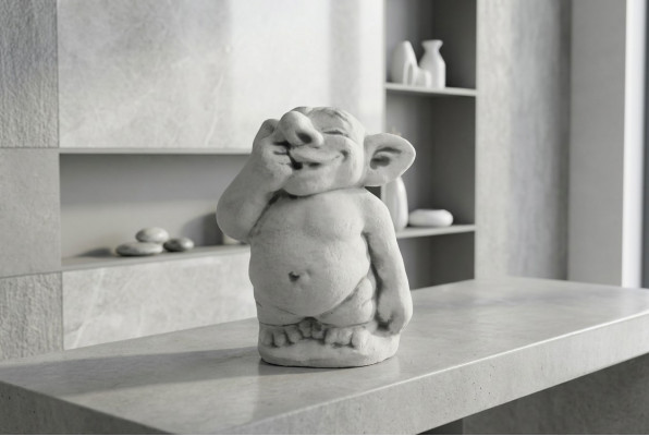 Troll 22cm rzeźba projekt rysunek statua figurki ogrodowe posągi