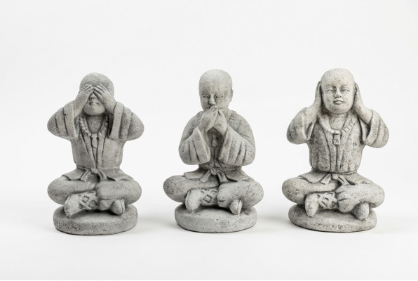 25cm Shaolin Kung Fu Figurka Statua Figurki Myśliwskie Dekoracyjne Białe Posągi