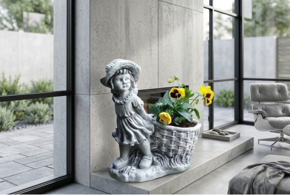 40 cm rzeźba dekoracyjna projekt figurka statua ogrodowa szare figury posągi natury