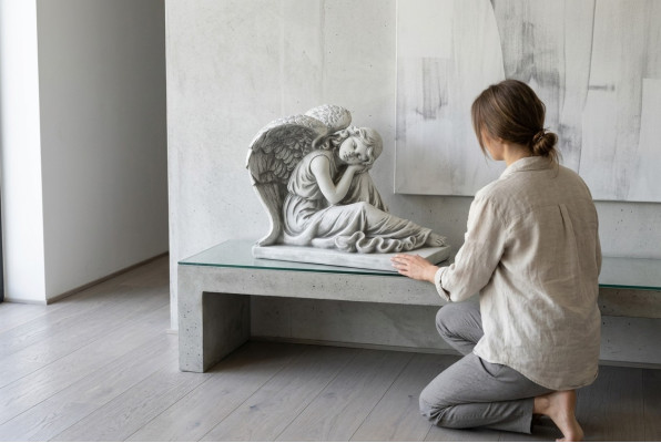 42cm rzeźba dekoracyjna projekt figura statua figury ogrodowe posągi w stylu Antyka