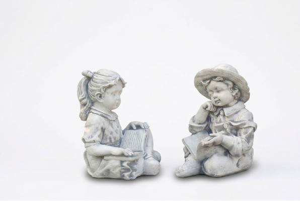 Chłopiec 44cm Rysunek Statua Figurki Rzeźba Posągi Ogrodowe