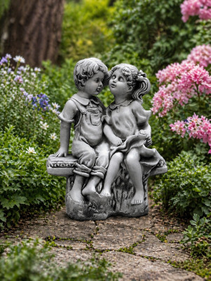 40 cm rzeźba dekoracyjna projekt figura statua szare figury ogrodowe posągi natury