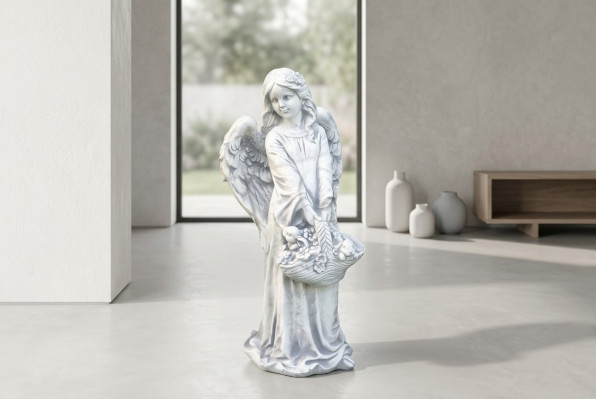 Kobieta 63 cm Projekt rzeźby Rysunek Statua Figury ogrodowe Posągi
