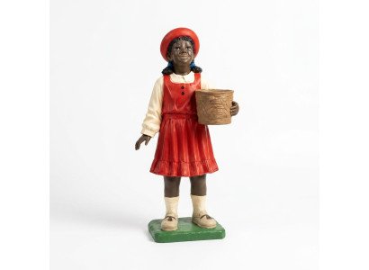 Projekt czarne dziecko dziewczyna figurka statua rzeźba figurki rzeźby dekoracja 7061