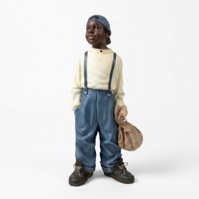 Design Boy z Bag II Figurka Statua Rzeźba Figurki Rzeźby Dekoracja 7089