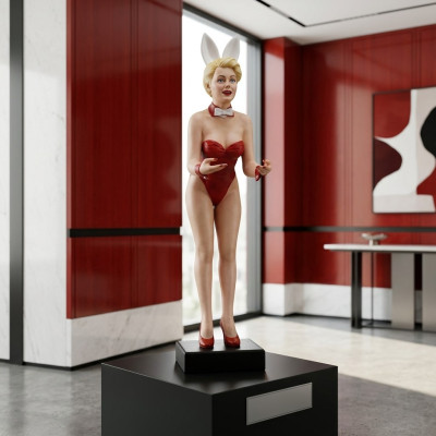Projekt Bunny Dancer Rysunek Statua Rzeźba Figury Rzeźby Dekoracja Dekoracja