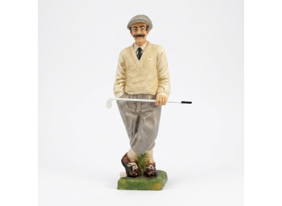 Projekt golfisty figurka statua rzeźba figurki rzeźby dekoracja dekoracja 7610