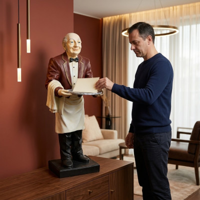 Projekt figurki do serwowania statuy rzeźby figurki rzeźby dekoracja dekoracyjny stojak