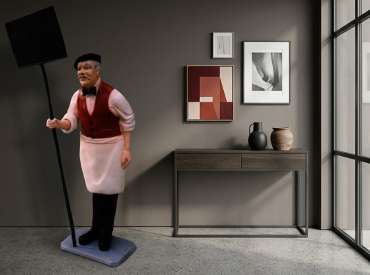 Znak Restauracja Figurka Statua Rzeźba Figury Rzeźby Dekoracja Dekoracja 182cm