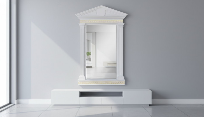 Design lustro ścienne lustro dom Medusa Lustro Lustro dekoracja Antyk 6610 Nowość
