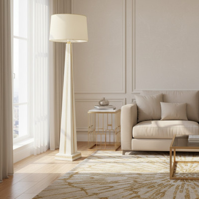 Designerska lampa podłogowa designerska lampa stojąca lampa abażur piramida 6910 nowość