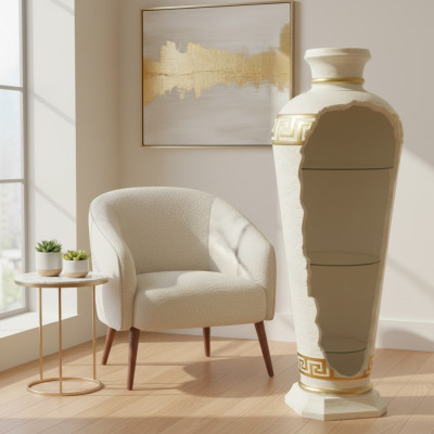 Design Bar Wazon Bar Półka Szkło Lampa Wazon Szafa Witryny 6966 Nowość