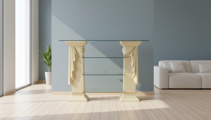 Design Galota Półka Szkło Kolumna Szafa Witryny Półki Szafa Medusa Kredens