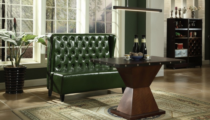 Sofa Chesterfield Ławka Kanapa Zielona Poczekalnia Salon Sofy biurowe Nowość