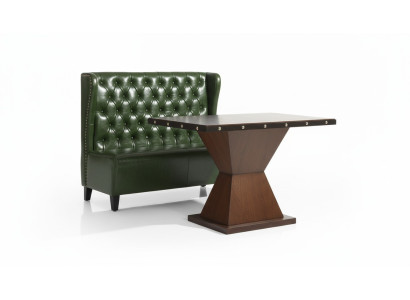 Sofa Chesterfield Ławka Kanapa Zielona Poczekalnia Salon Sofy biurowe Nowość