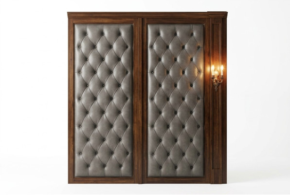 Chesterfield wykończenie ścienne, panele ścienne, okładziny, tapicerowane panele 100x100cm