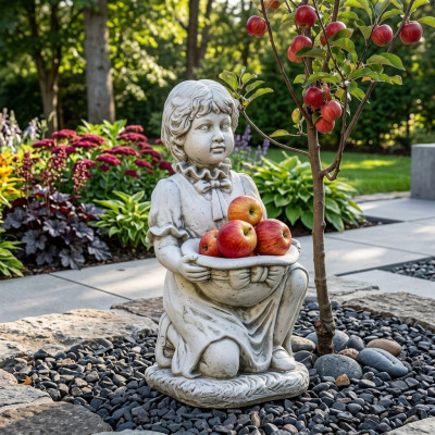 Figurka dziecka Rzeźba Figurki Statua Rysunek Dekoracja Projekt Dekoracja ogrodowa Patio