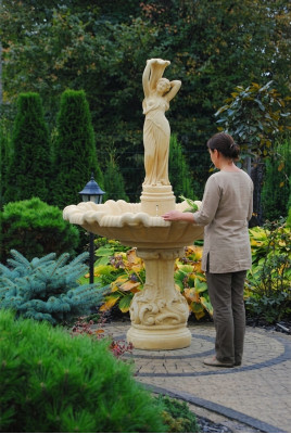 Dekoracyjna fontanna fontanna fontanna dekoracja ogrodu Fontaine staw ELENA NOEMI