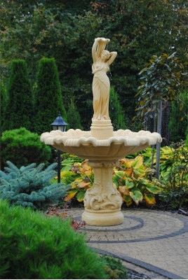 Dekoracyjna fontanna fontanna fontanna dekoracja ogrodu Fontaine staw ELENA NOEMI