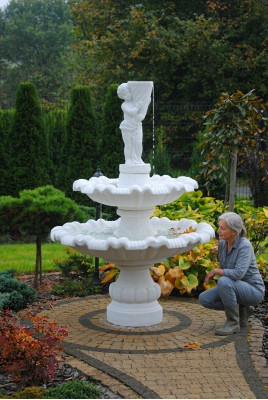 Ozdobna fontanna fontanna fontanna dekoracja ogrodu Fontaine staw CARELLO