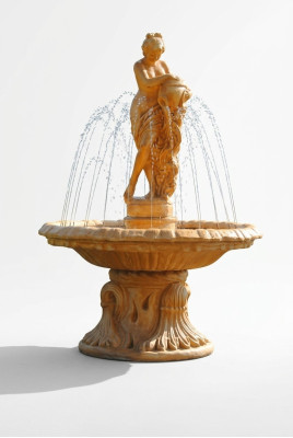Fontanna ogrodowa Fontanna do stawu 155cm Kamienna fontanna Fontanna ogrodowa Fontaine Nowość
