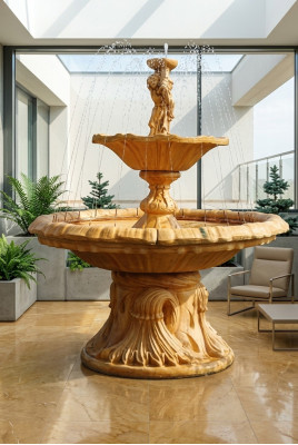 Dekoracyjna fontanna fontanna figurka fontanna dekoracja ogrodowa Fontaine staw SHELLA