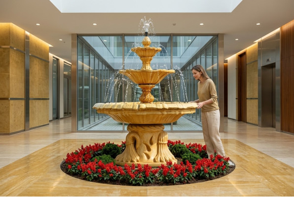 Fontanna dekoracyjna rzeźba fontanna dekoracja fontanny ogrodowa Fontaine ITALIA Nowość
