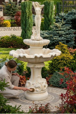 Fontanna ogrodowa Fontanna stawowa Kamienna fontanna Fontanna ogrodowa Fontaine 182