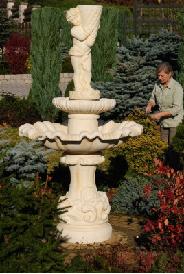 Fontanna ogrodowa Fontanna stawowa Kamienna fontanna Ogrodowa fontanna Kamienna Fontaine